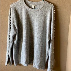 The softest heather gray sweater NWT